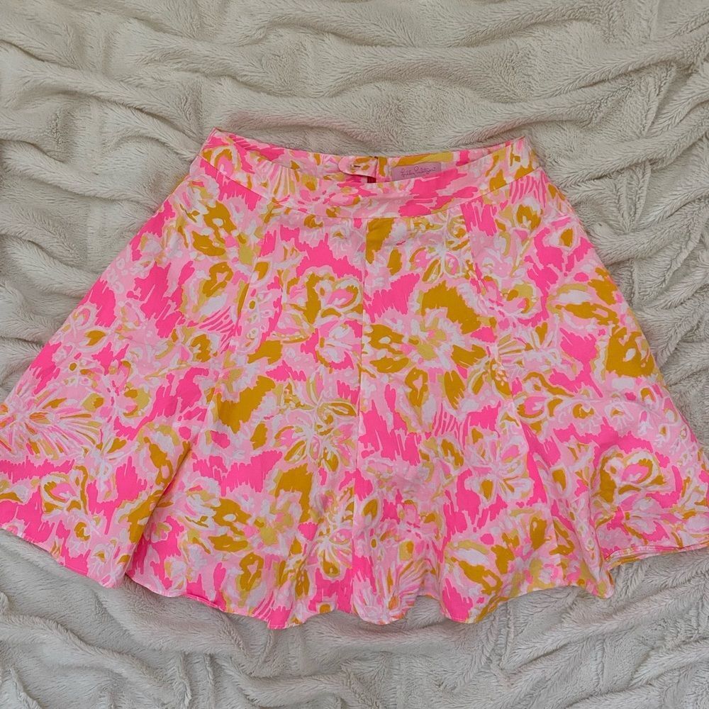 Lilly Pulitzer Levy skirt Kir Royal Pink Ooh La La